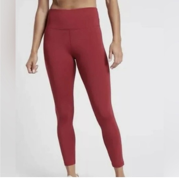 Athleta Elation Train 7/8 Legging in Maroon Red - Picture 1 of 4